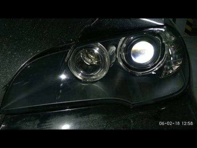 Замена стекол фары bmw e70