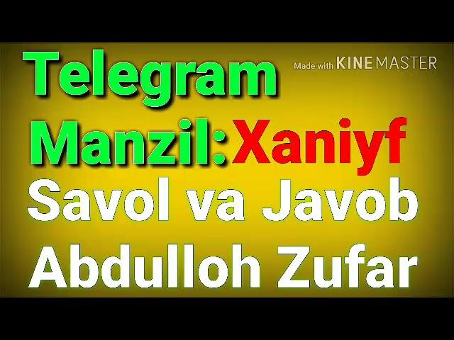 TOG‘A AMAKILARIM QARZ OLIB BERISHMAYAPTI URUSHISHGA HAQQIM BORMI (ABDULLOH ZUFAR HAFIZAHULLOH)