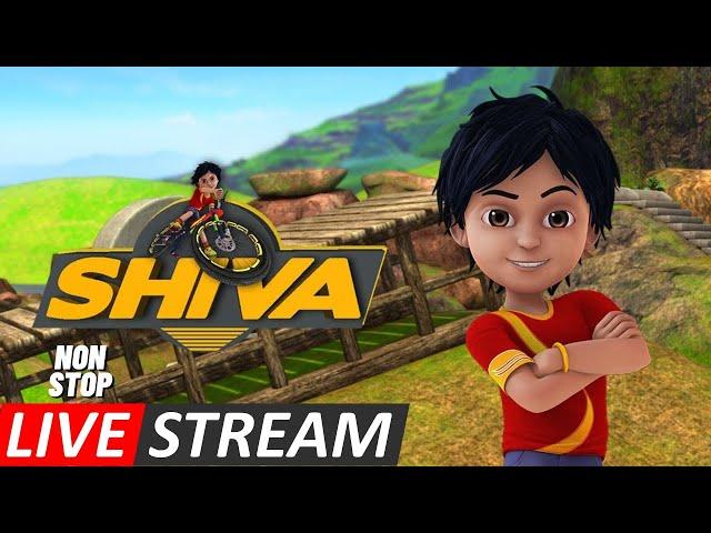 Shiva | शिवा | LIVE STREAM  | Fun Animated Show for Kids #Shiva #NickJr #Kids #Animated