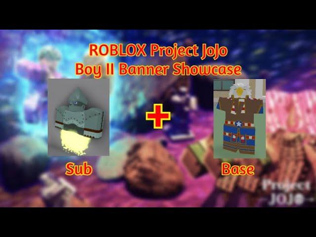 Boy II Banner | Showcase ROBLOX Project JoJo