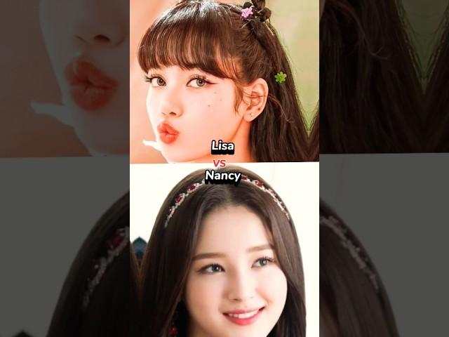 Lisa VS Nancy! (No Hate) #blackpink #momoland #lisa #nancy #lisamanoban #nancymomoland #lalisa