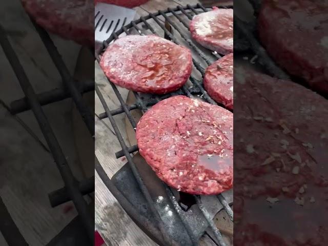 Grilling Burgers On The Big Green Egg! #foodie #grill #food
