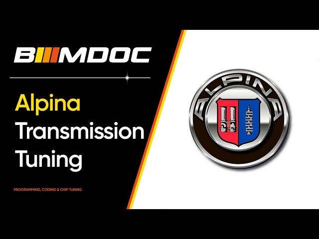 How to flash your BMW transmission with high performance ALPINA software? DIY