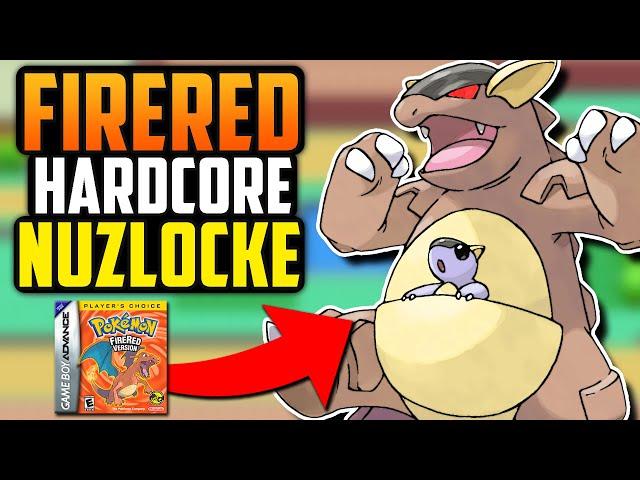 CAN I BEAT A POKÉMON FIRERED HARDCORE NUZLOCKE!? (Pokémon Challenge)