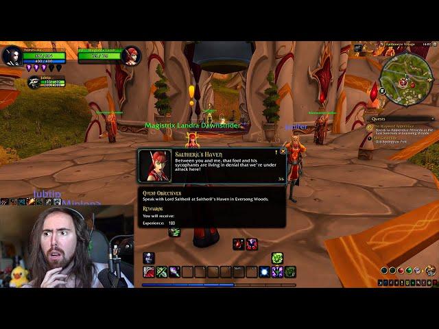 Player uses Elevenlabs voice AI to generate voice acted quests in WoW