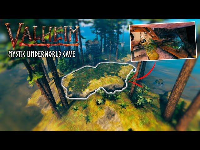 I Built a Mystic Underworld Cave in Valheim