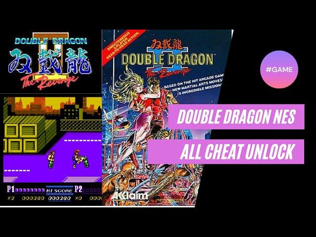 Double Dragon 2 NES : Cheat all power