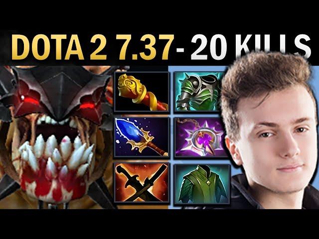 Lifestealer Gameplay Miracle with MKB and 1000 GPM - Dota 2 7.37