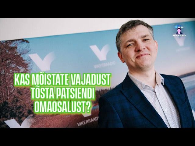 Rahvas on patsiendi omaosaluse tõstmise suhtes pessimistlik