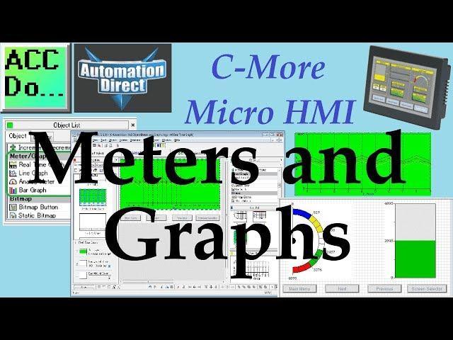 C-More Micro HMI Object Meters and Graphs