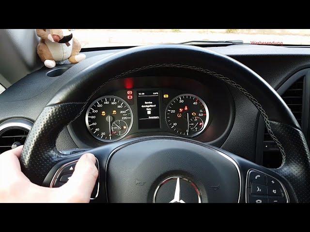 Verstektes Menü Mercedes Service zurücksetzen Service A  Service  B DIY Tutorial No.338