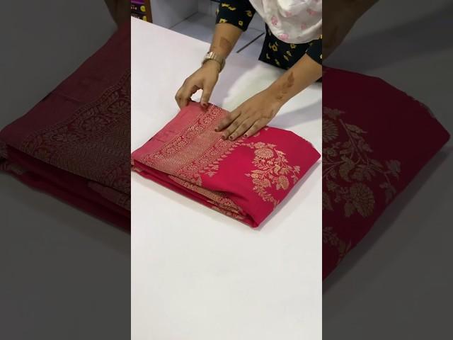 A Banarasi Saree, With Rich Zari Weave Work, Priced at ₹4,750/- | #banarasisaree #chiffonsaree