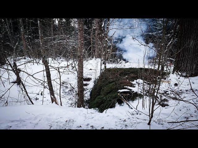 REAL SURVIVAL IN SEVERE FROST. HOW TO NOT FREEZE IN THE FOREST IN WINTER. FULL MOVIE