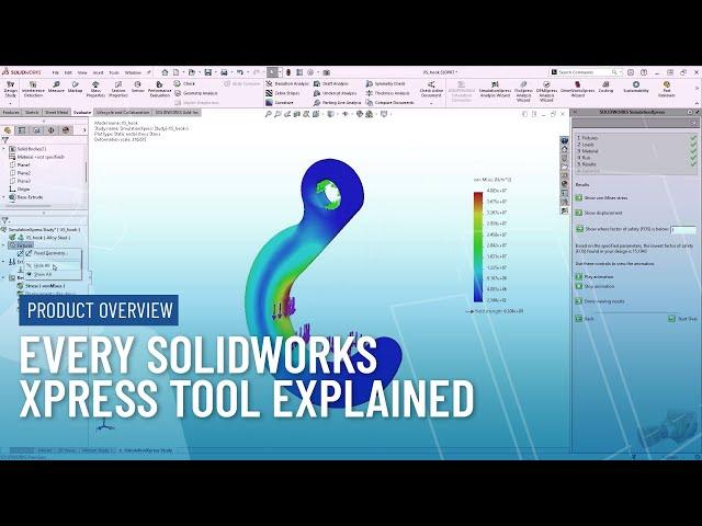 Every SOLIDWORKS Xpress Tool Explained