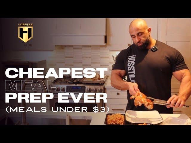 CHEAPEST MEAL PREP EVER (meals under $3CDN) | Fouad Abiad