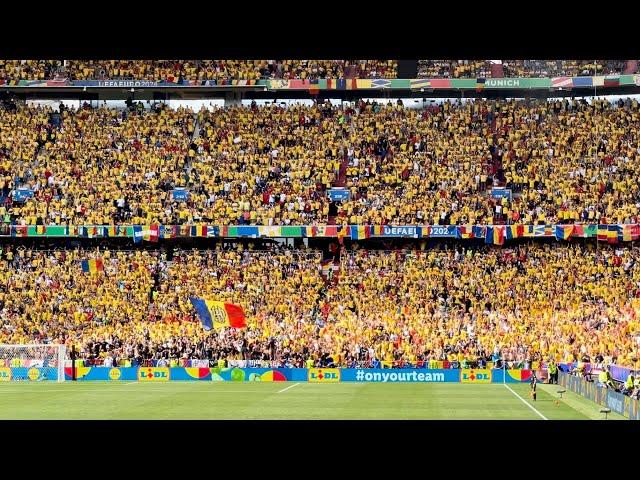  Romania fans in Munich at EURO 2024 | Romania - Ukraine 3:0, 17.06.2024