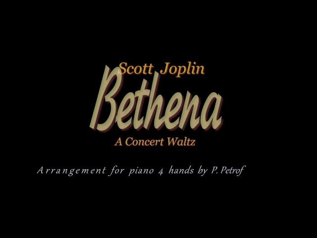 S. Joplin - Bethena Waltz - piano 4 hands