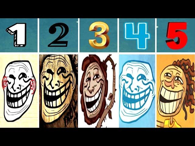 World of Trollface Quest 1, 2, 3, 4, 5 [Walkthrough 2016] | Let's Play