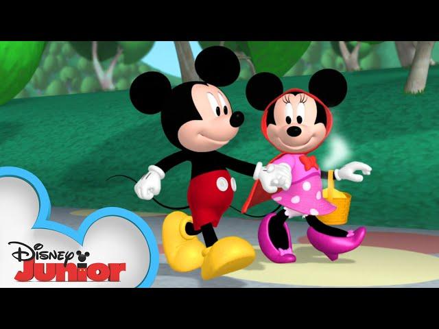 Minnie Mouse is Red Riding Hood | Mickey Mornings | Mickey Mouse Clubhouse | @disneyjr