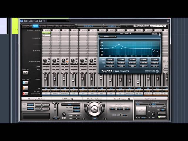 CUBASE 8 - 9 серия - VSTi Superior Drummer