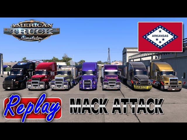 First Arkansas Mack Attack Convoy in ATS Stream Replay