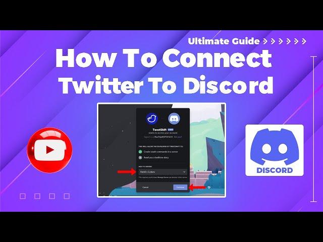 How to connect twitter to discord 2024 (Step by Step Guide)