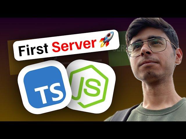 Let's Code your First Server together using NodeJS & Typescript