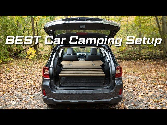 Car Camping Sleeping Platform Walkaround Tour 2022