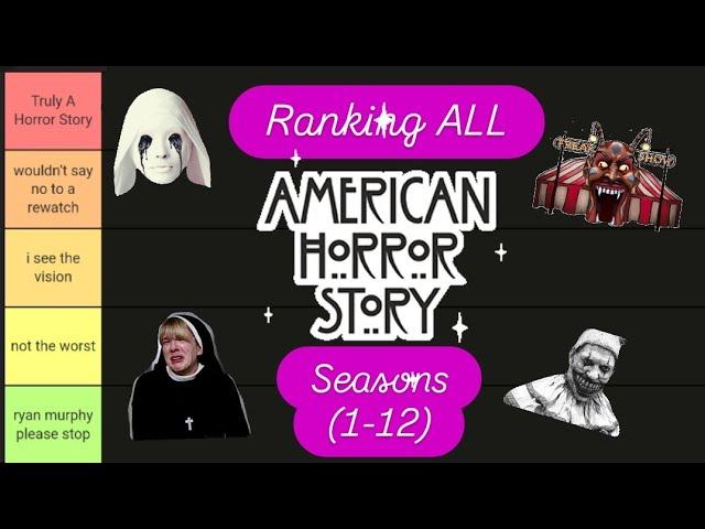 Ranking ALL AHS Seasons! (American Horror Story)