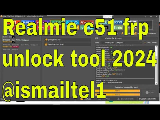 Realmie c51 frp by unlock tool 2024 @ismailtel1