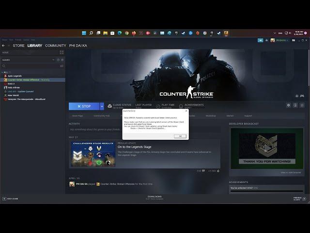 9 Ways To Fix FATAL ERROR: Failed to connect with local Steam Client process | Launcher Error