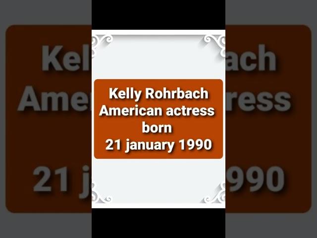 how old is Kelly Rohrbach