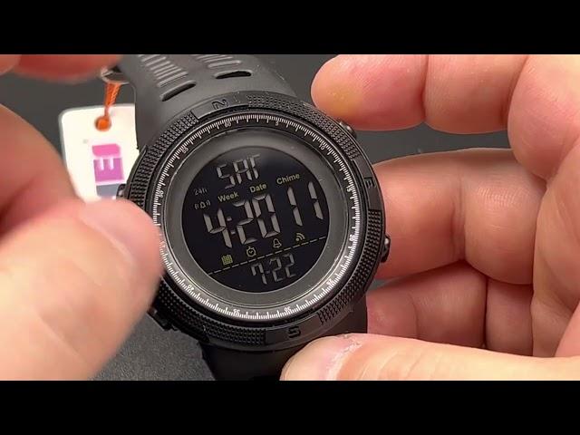 Настройка часов SKMEI 1251