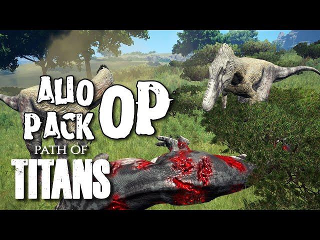 Terrifying Hunters - Alioramus Pack - Multiplayer Best Moments PATH OF TITANS