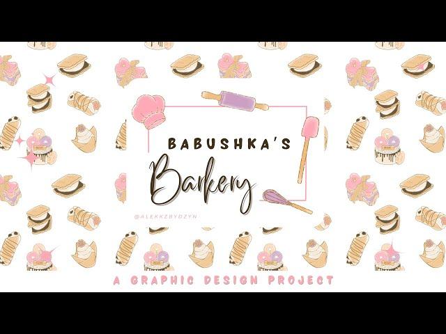  SMALL DESIGN BUSINESS VLOG:  Babushka's Barkery | My First Brand Identity Passion Project