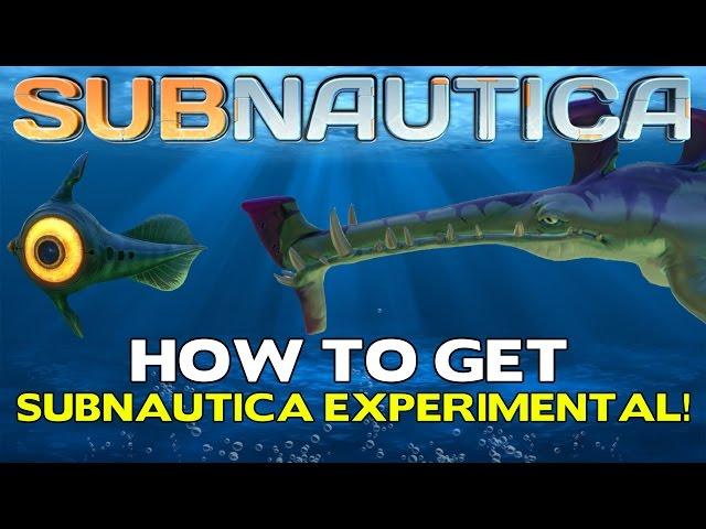 How To Get Subnautica Experimental Mode! | Subnautica Tutorial