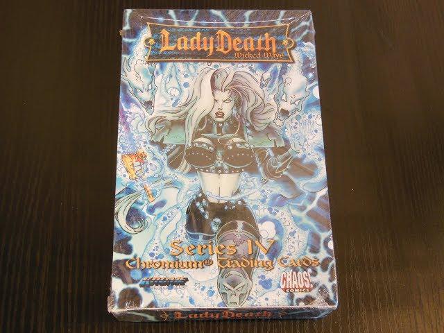 Chaos! Comics Lady Death Trading Cards Series IV Wicked Ways Box Opening