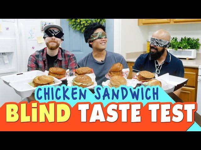 Chicken Sandwich Blind Taste Test!