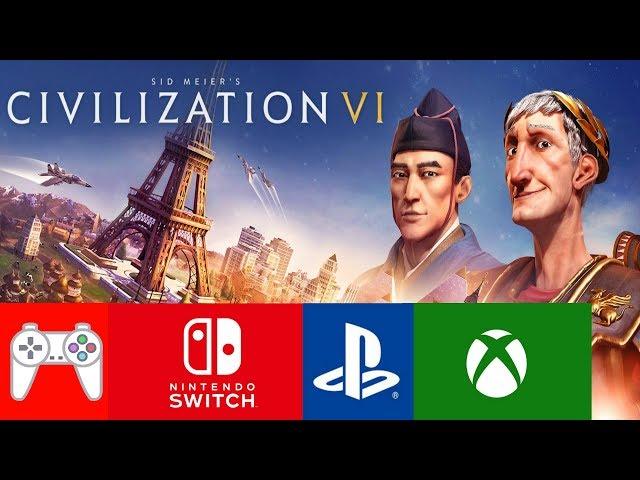 Civilization VI Consoles Multiplayer & Controls News! (Switch, Xbox One, PS4)