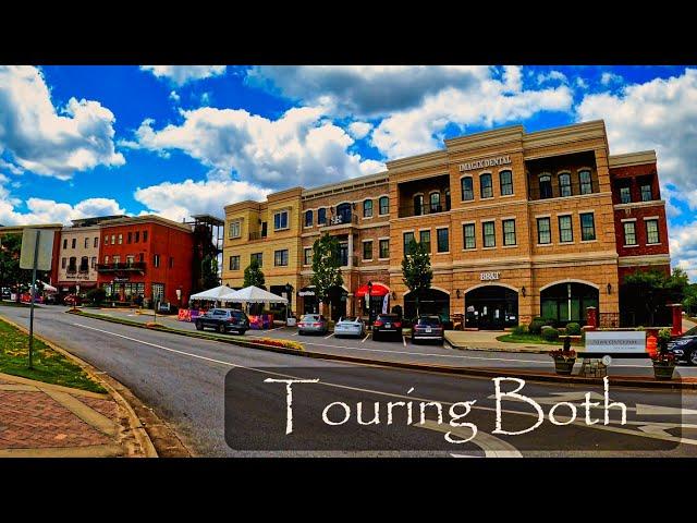 Touring Suwanee, GA Town Center and Historic Suwanee Downtown Square: See The Difference