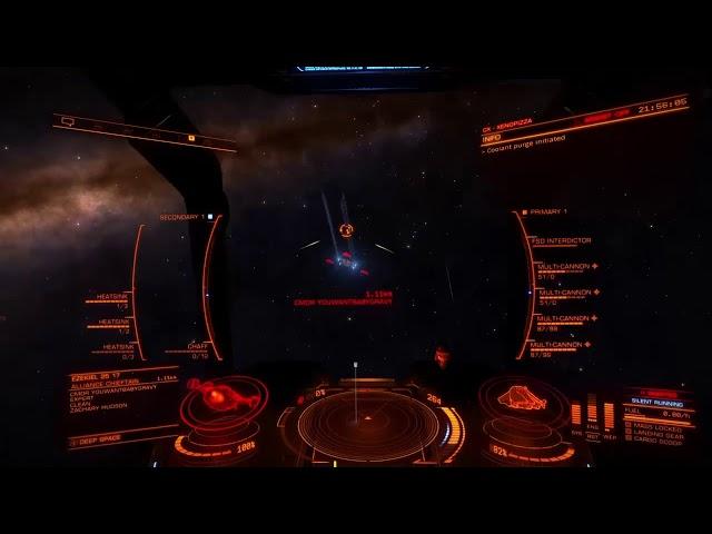 Elite Dangerous PVP PS4 - Diamondback Scout Silent Running 3.0