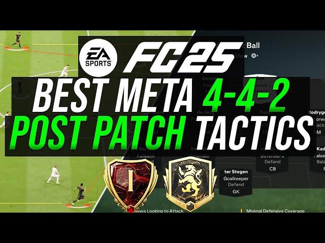 Best META 442 POST PATCH Custom Tactics & Roles To Get More Wins - EA FC 25