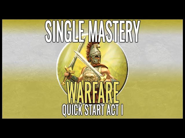 Titan Quest Warfare Single Mastery - Act 1 Quickstart