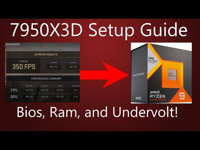 7950X3D Setup Guide (Bios Settings, Ram Timings, and Undervolting)