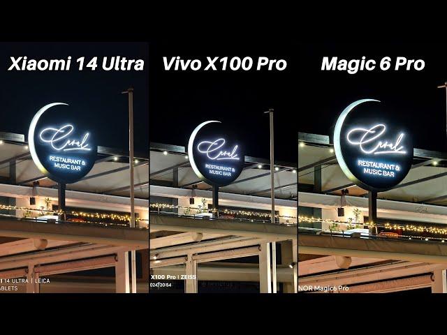 Xiaomi 14 Ultra Vs Vivo X100 Pro Vs Honor Magic6 Pro Camera Comparison