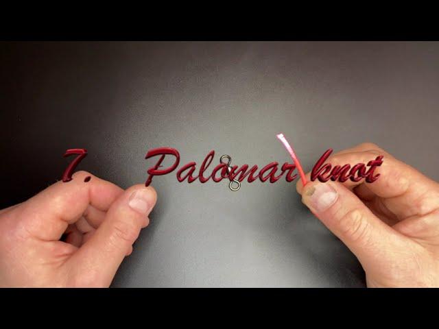 HOW TO TIE PALOMAR KNOT 4K