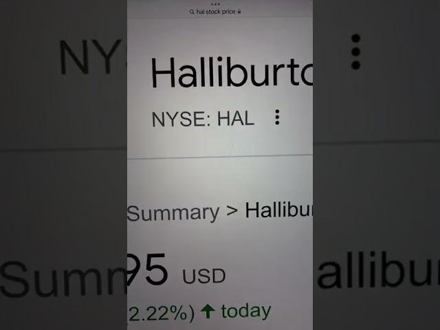  Halliburton Company HAL Stock Trading Facts 