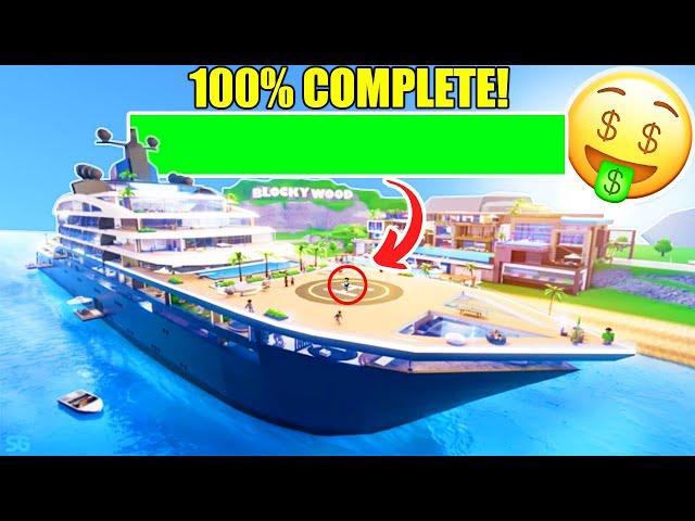 I Build A $999,999,999 GIGA YACHT In The NEW GIGA MANSION TYCOON UPDATE!