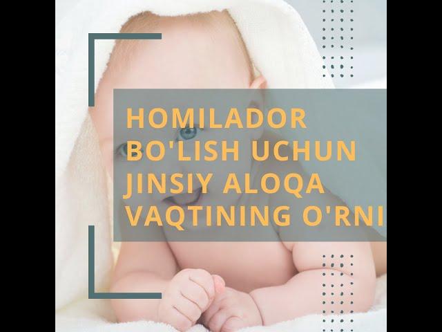 Homilador bo'lish uchun jinsiy aloqa vaqtining o'rni  #bepushtlik #eko #homiladorlik #jinsiyaloqa