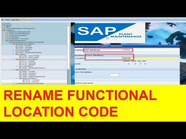 Rename Functional Location